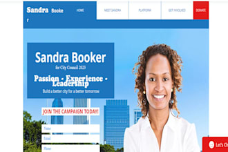 design or redesign campaign wix website