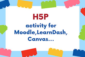create elearning course in h5p