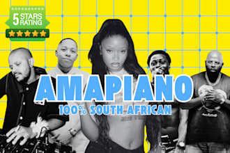 make an amapiano beat that sounds south african for you