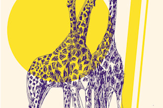 draw amazing animals illustrations