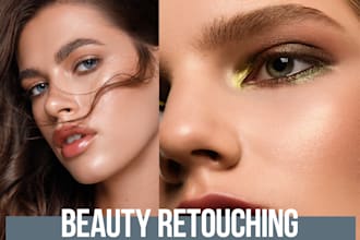 do high end photo retouching, portrait retouch