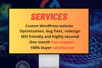 build, edit, modify, redesign, and fix bugs on wordpress websites at a low cost