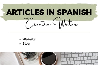 write articles in spanish for blogs and websites