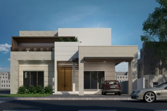 design a full residential project with floor plans, 3d renders and construction