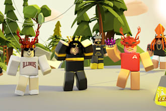 make a detailed and high quality roblox gfx