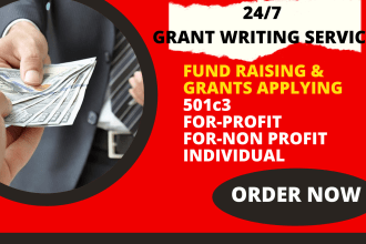 help you in fund raising, grant applying, business plan