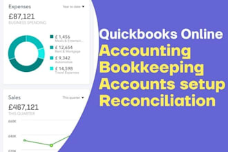 do bookkeeping bank reconciliation and financial statements in quickbooks