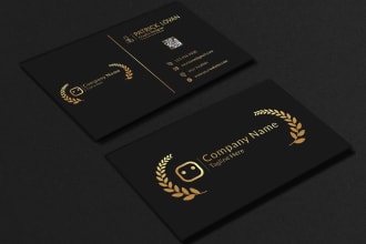do stylish stunning minimal luxury business card design