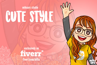 draw your avatar in my cute cartoon style