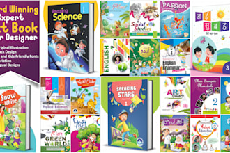 design a professional textbook cover
