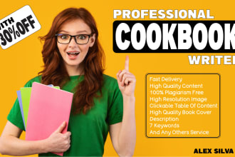 write your cookbook or ebook