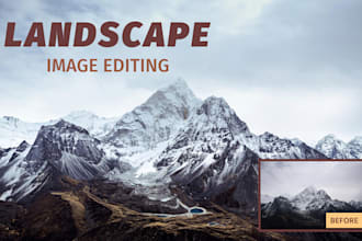 edit and retouch your landscape photos in adobe photoshop