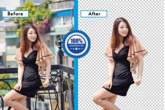 background removal and cut out images professionally