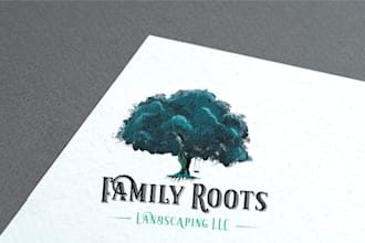 professional awesome landscape logo design for your brand