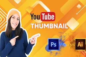 design amazing professional youtube thumbnails design
