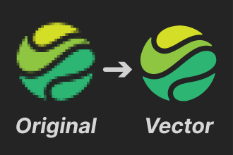 vectorize any logo or image in high resolution
