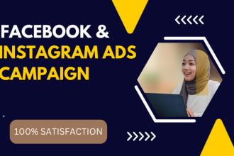 create and manage your face book and instagram ads campaign