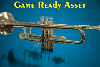 create realistic 3d game assets and props for unity or unreal engine