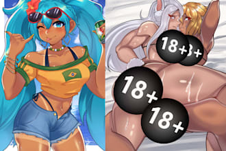 draw anime art sfw or nsfw for you