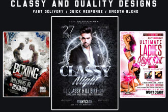 do nice flyer, event flyer, club and sports flyer