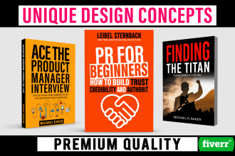 design an eye catching ebook cover, unique book cover or kindle book, amazon kdp