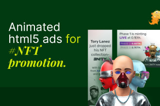 create coinzilla nft animated html5 banner ads