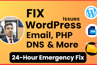 emergency wordpress and PHP fix 24 hour rapid resolution