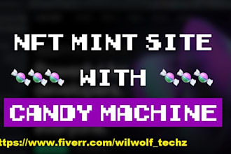 candy machine solana minting site