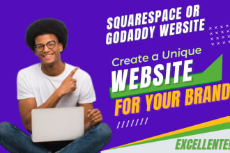 create or rebrand squarespace website design, expert in godaddy website design