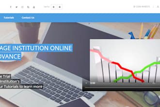 create online course education, school management system