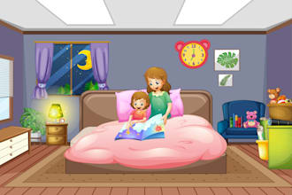 draw awesome children book illustrations and covers