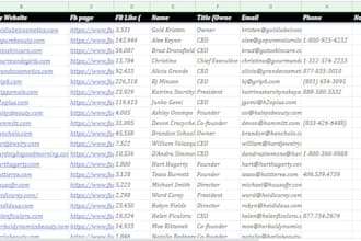 do data entry,copy paste,lead generationl,inkedin and webresearch