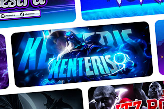 make a twitch banner and pfp for you