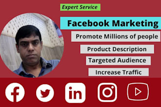 do organic facebook marketing or promotion in worldwide