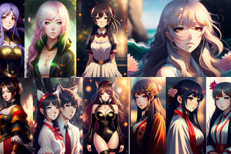 create beautiful anime and manga art illustrations using ai