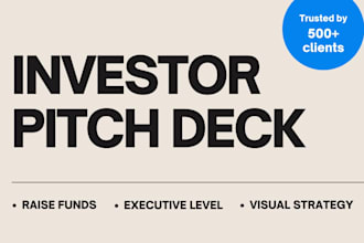make investor pitch deck for startups