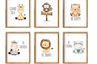 create nursery prints for kids