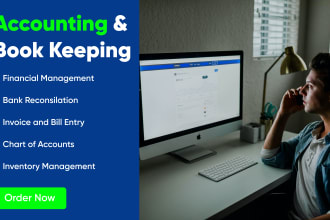 do monthly bookkeeping through xero and zoho books
