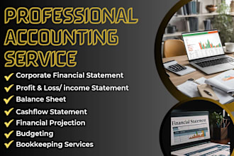 prepare profit and loss, balance sheet, financial statement