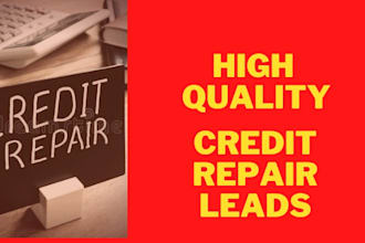 provide real credit repair leads