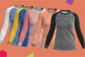 design seamless geometric textile fabric pattern