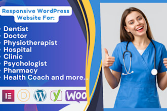 develop medical, clinic and healthcare website on wordpress