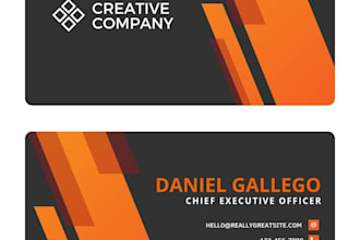 provide professional business card design and brand identity