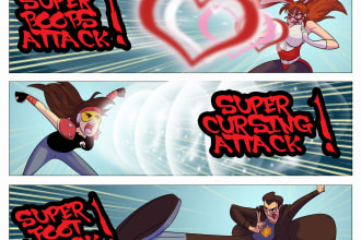 draw custom comic pages, manga or webtoons for you