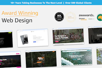 design or redesign a custom, professional, wix website