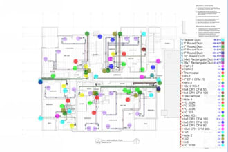 prepare hvac mechanical takeoffs and estimates