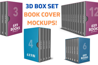 create eye catching 3d box set ebook covers