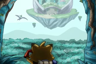 draw illustration for tshirt, poster, game or stream