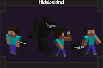 make a simple and vanilla styled minecraft mob model