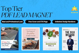 write and design your pdf lead magnet, ebook freebies, and more